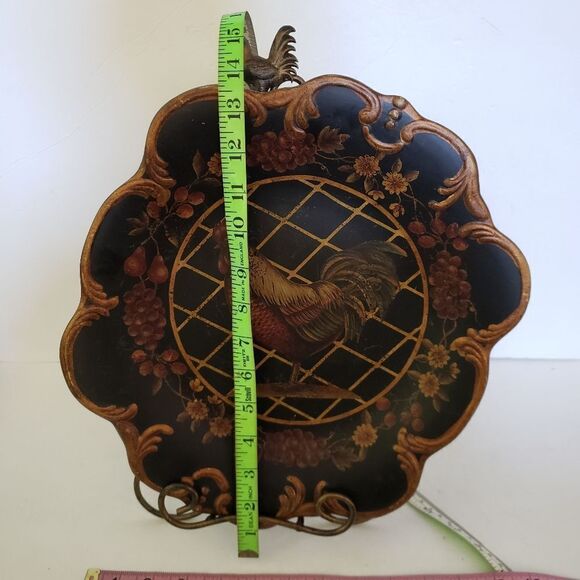 Rooster Plate & Rooster Plate Stand - Picture 10 of 10